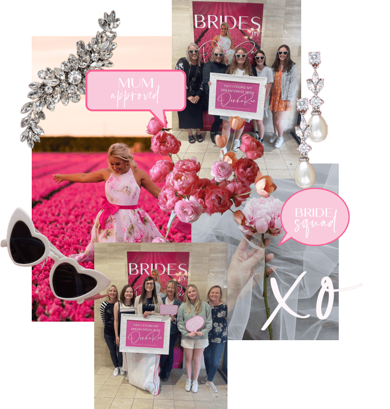 Brides by donna rae collage